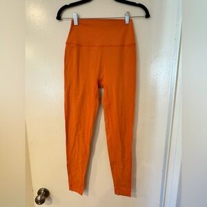 SET Active Bright Orange Performance Leggings